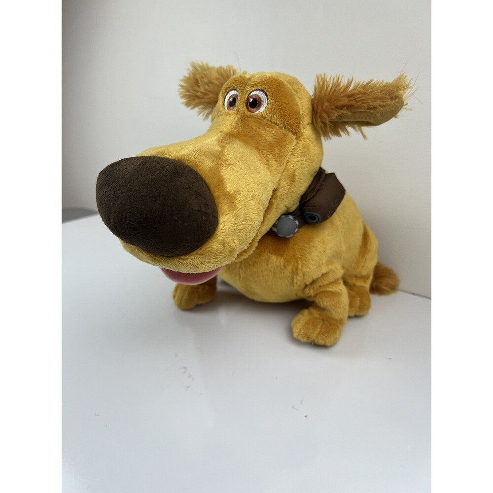 Disney Store 12" Dug (Doug) Dog Plush from Pixar Movie Up Stuffed Animal Toy